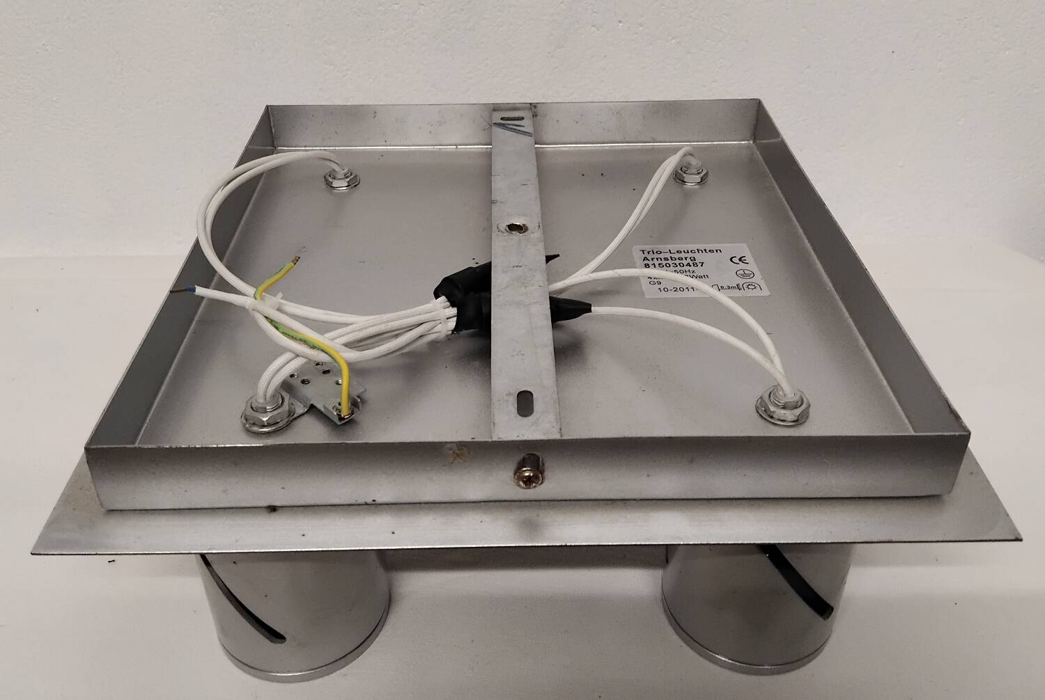 Paire de plafonnier en métal