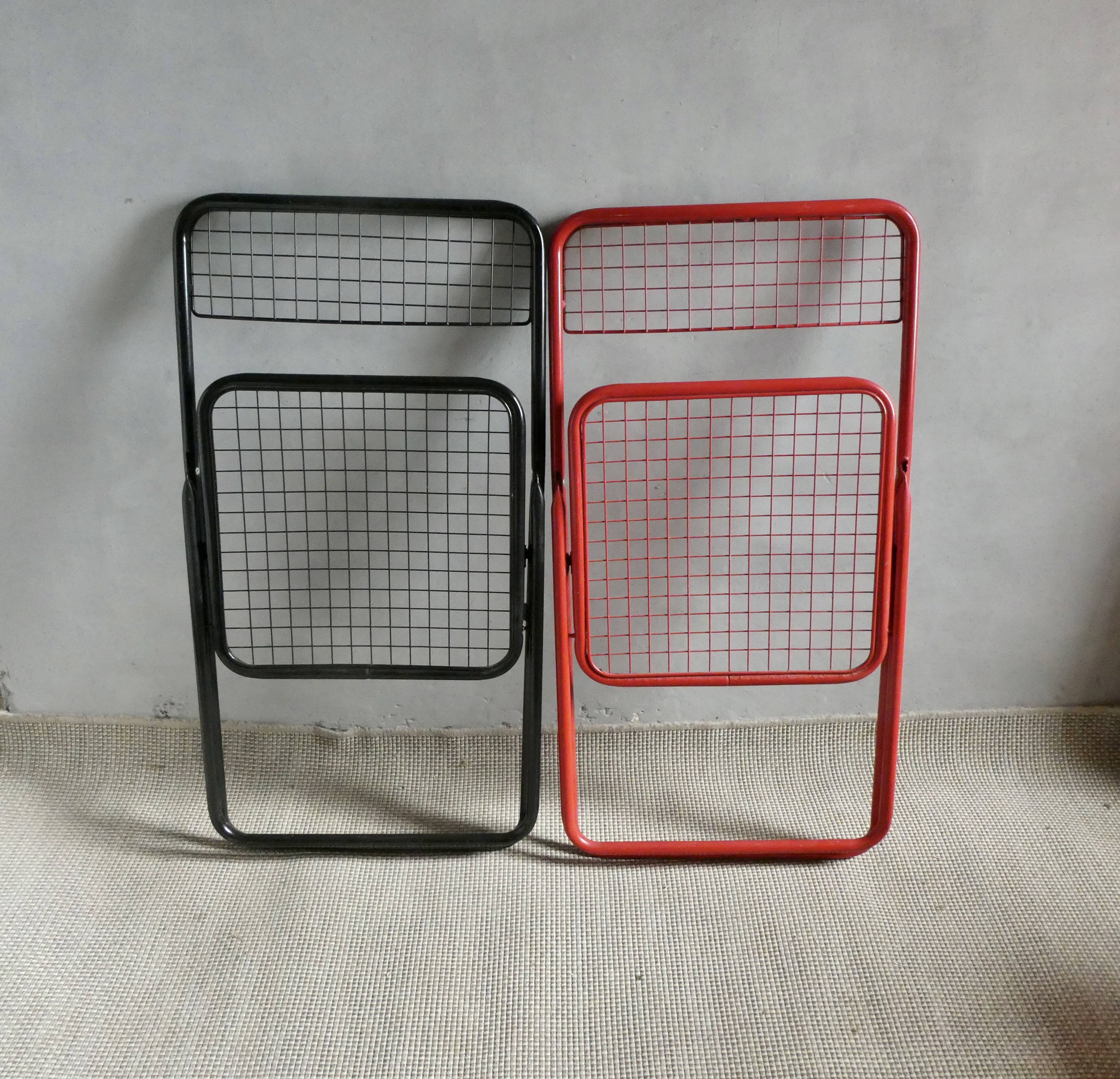 Pair of folding chairs by Niels Gammelgaard for Ikea