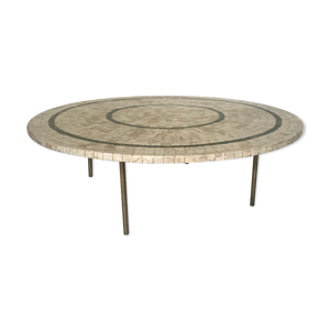 table basse en mosaïque