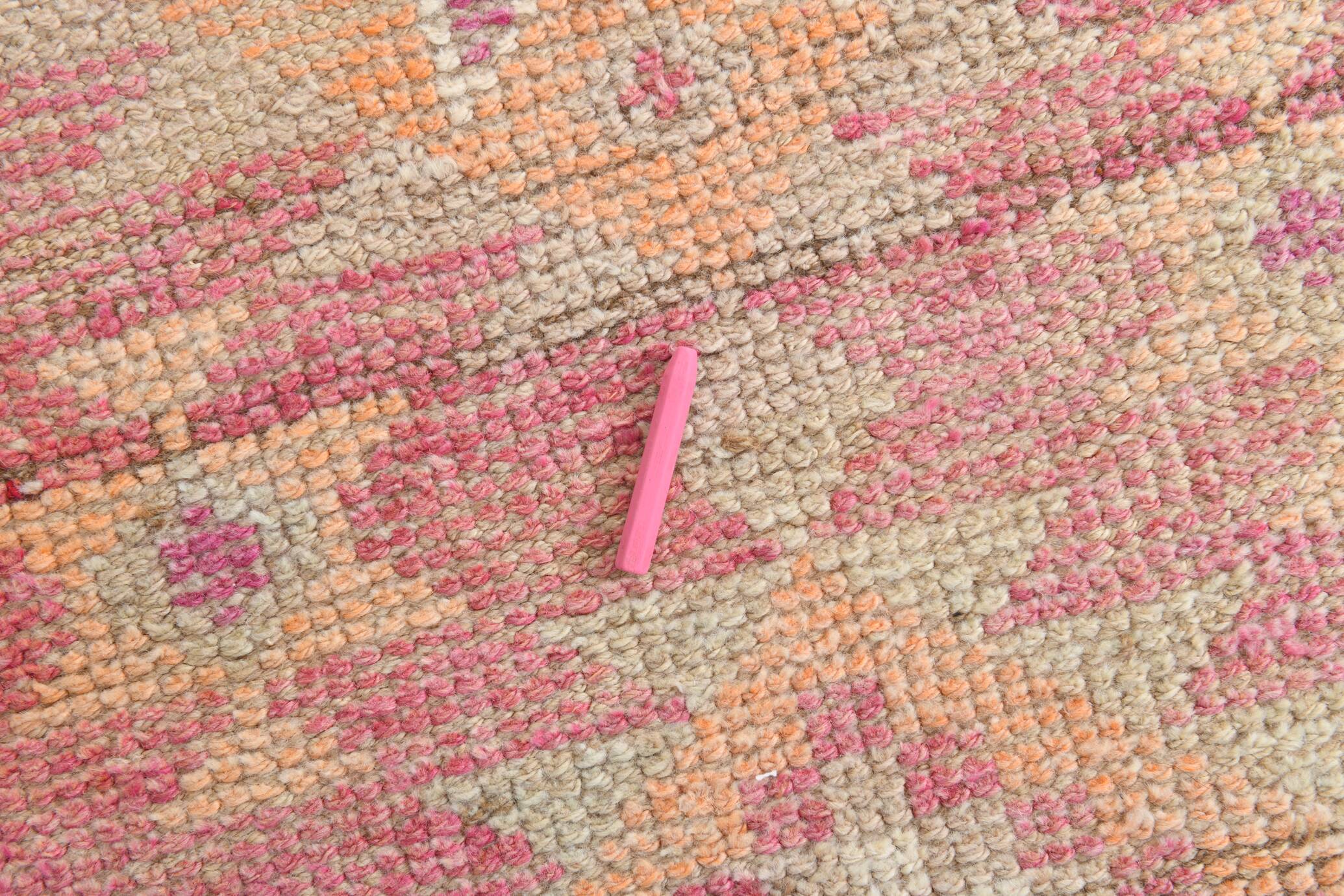 3x10 Rug For Kitchen Pink Turkish Runner Rug, 86x321Cm SK 18318