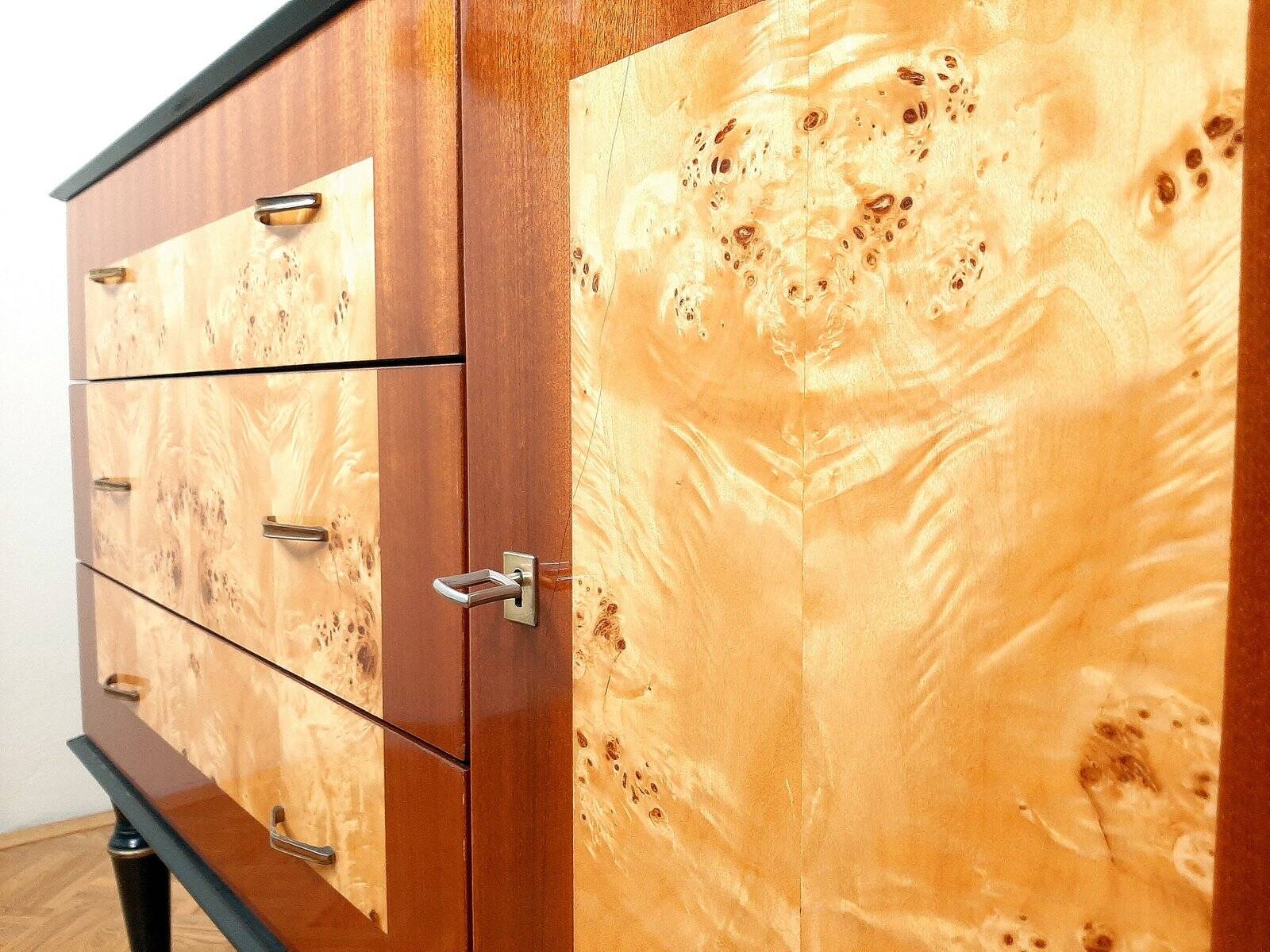 Mid-century wooden buffet by Stjepan Sekulic, 1970s