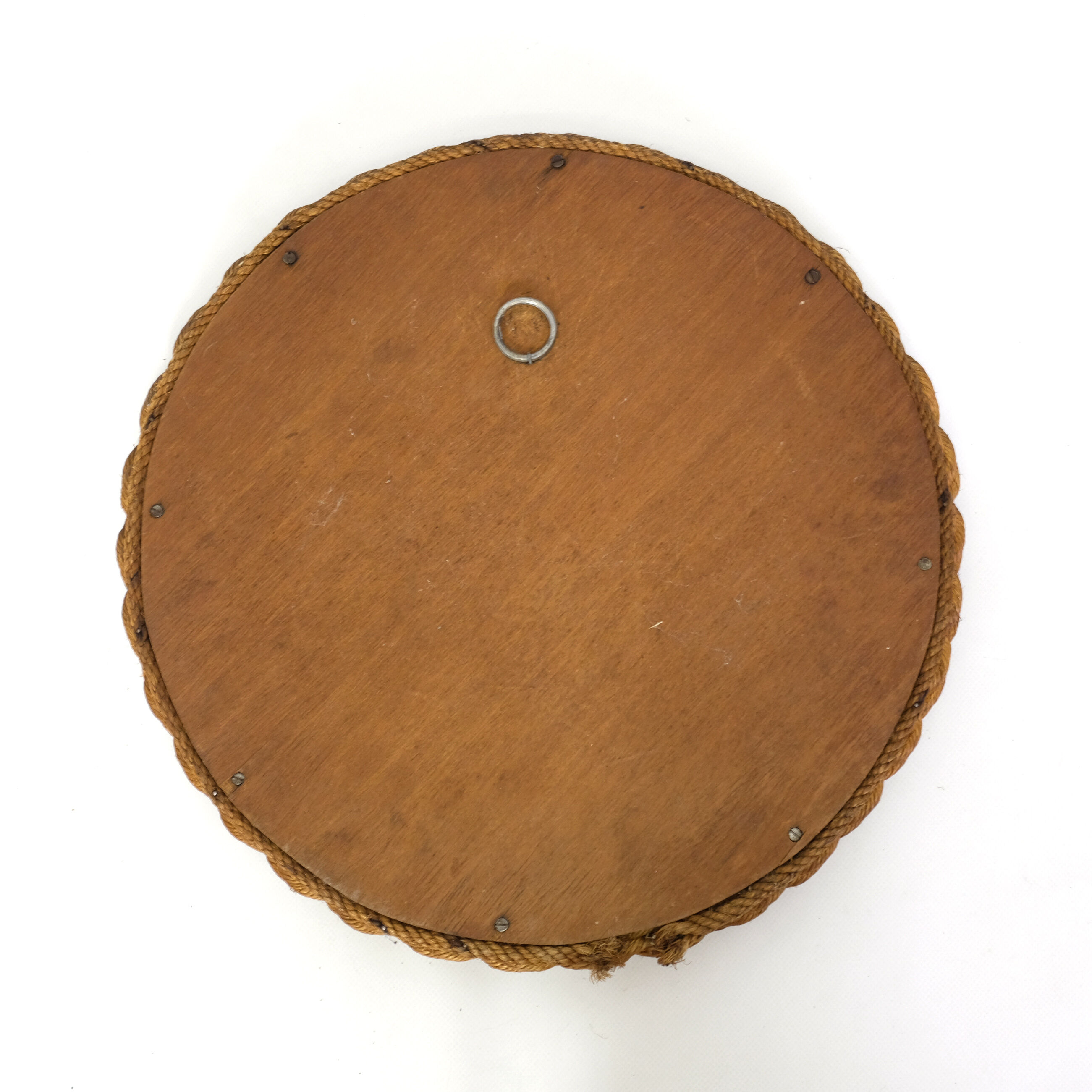 Mirror round rope frame, 42 cm.
