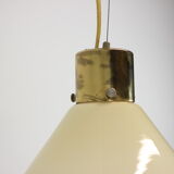 Mid-century glass pendant, 1970's