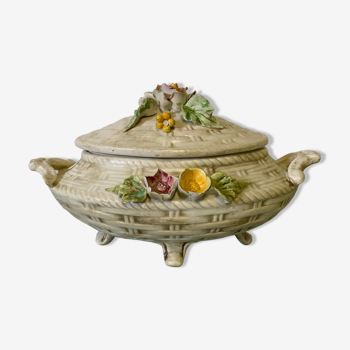 Floral soup bowl - vintage