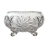Coupe en cristal de bohème sur pieds