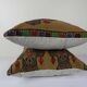 Set of 2 vintage kilim cushion covers 46x46 cm