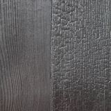 Paravent en bois brûlé pièce unique