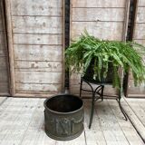 Pair of cast iron planters