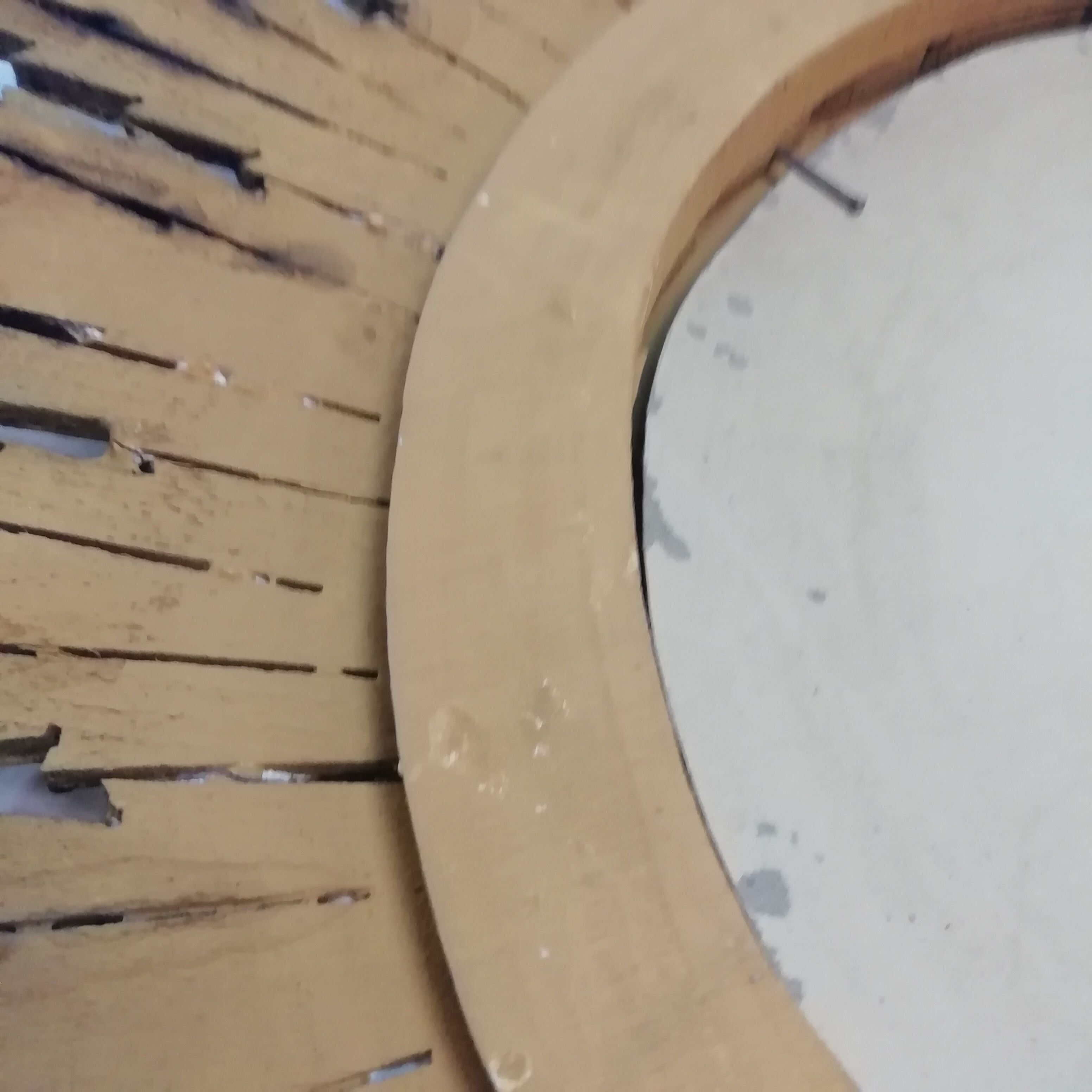 Wooden sun mirror 1960