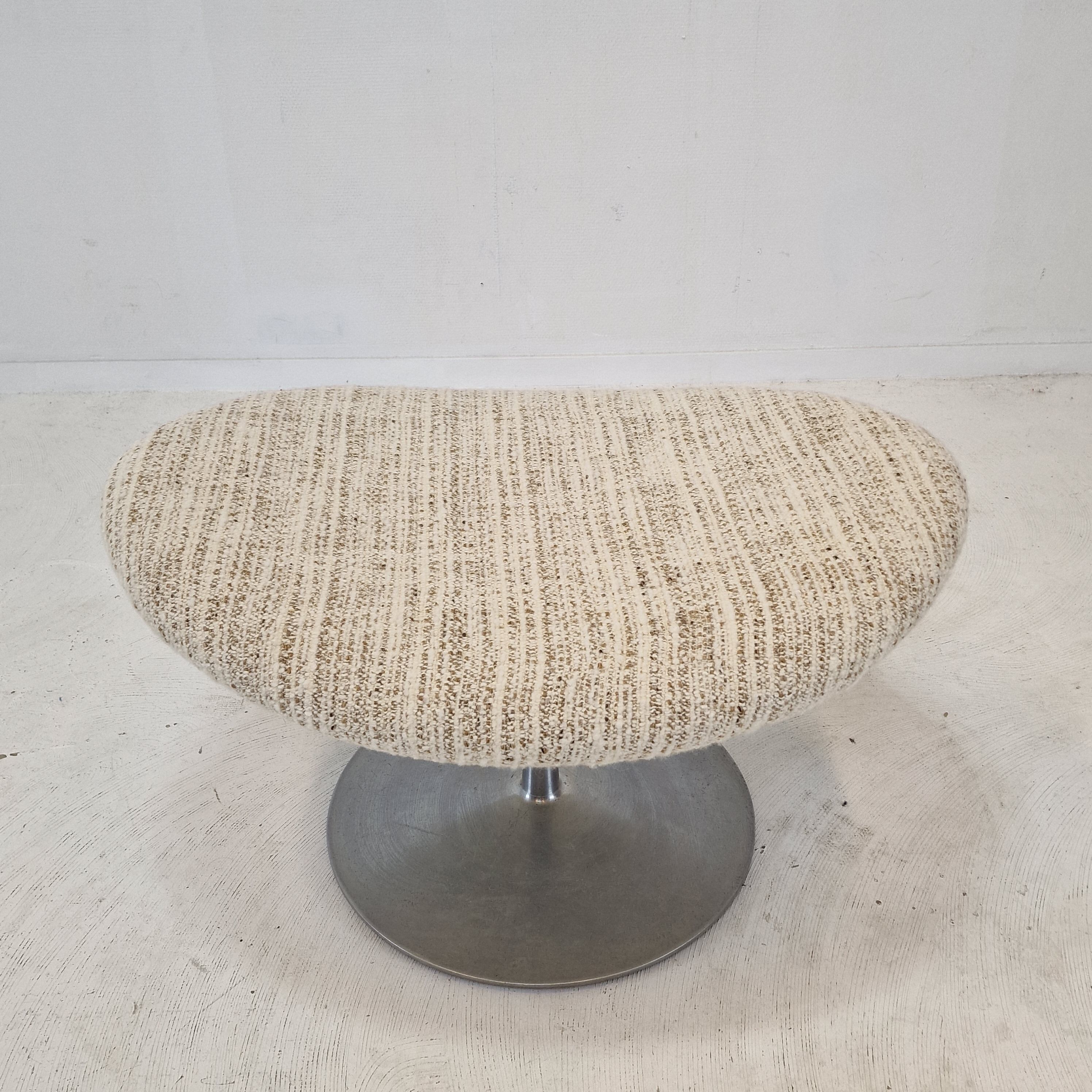 Big Globe Armchair with Ottoman by Pierre Paulin for Artifort, 1970s