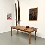 Solid beech farmhouse table