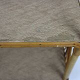 Rattan shelf
