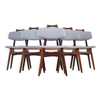 Teak Dining Chairs by Ib Kofoed Larsen, Denmark, 1960s, Set of 6