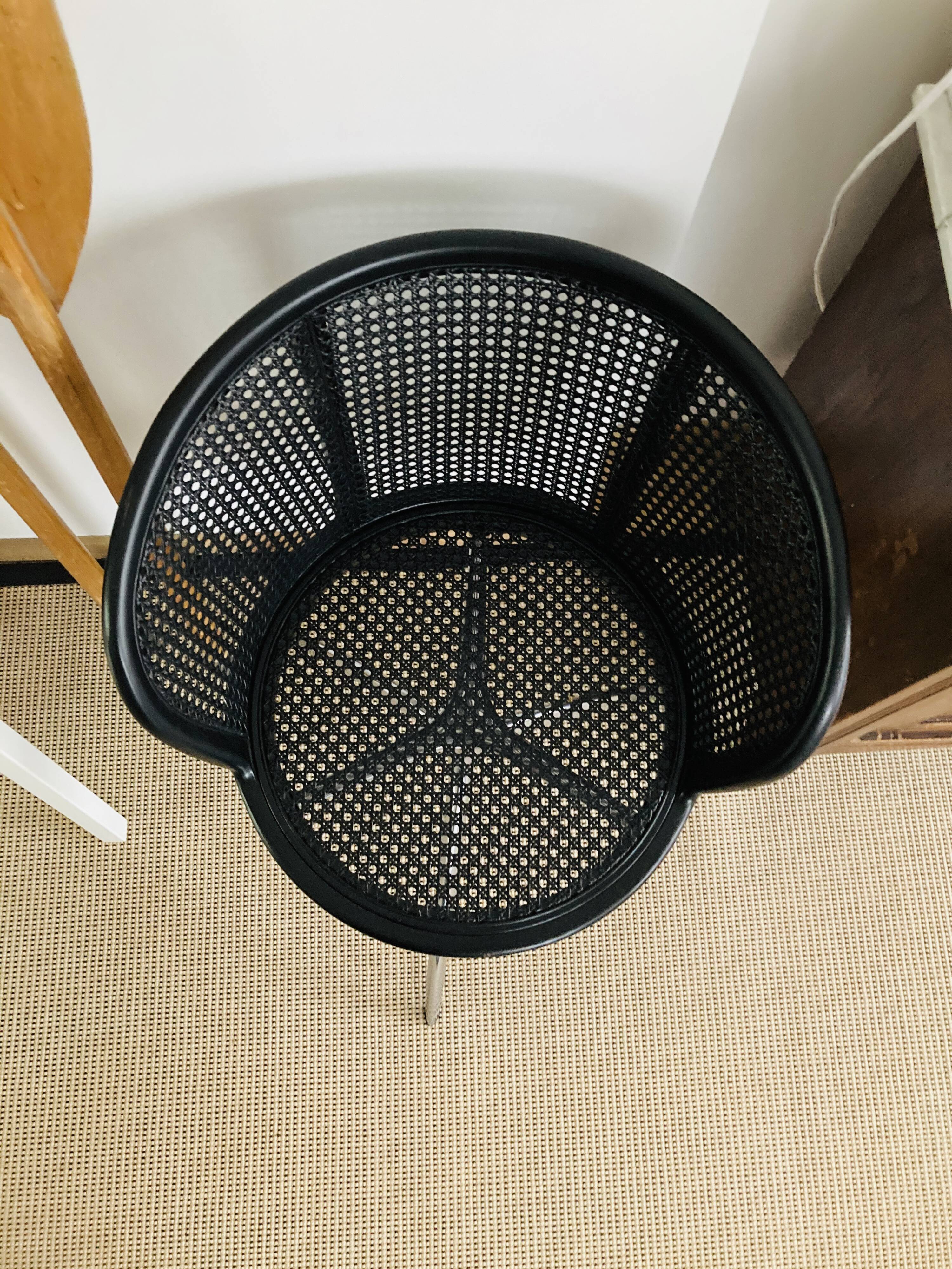 Chair Alias Young Lady Black Paolo Rizzato