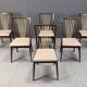 Mid century italian dining chairs, 1950s