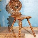Late 19th century stepladder chair
