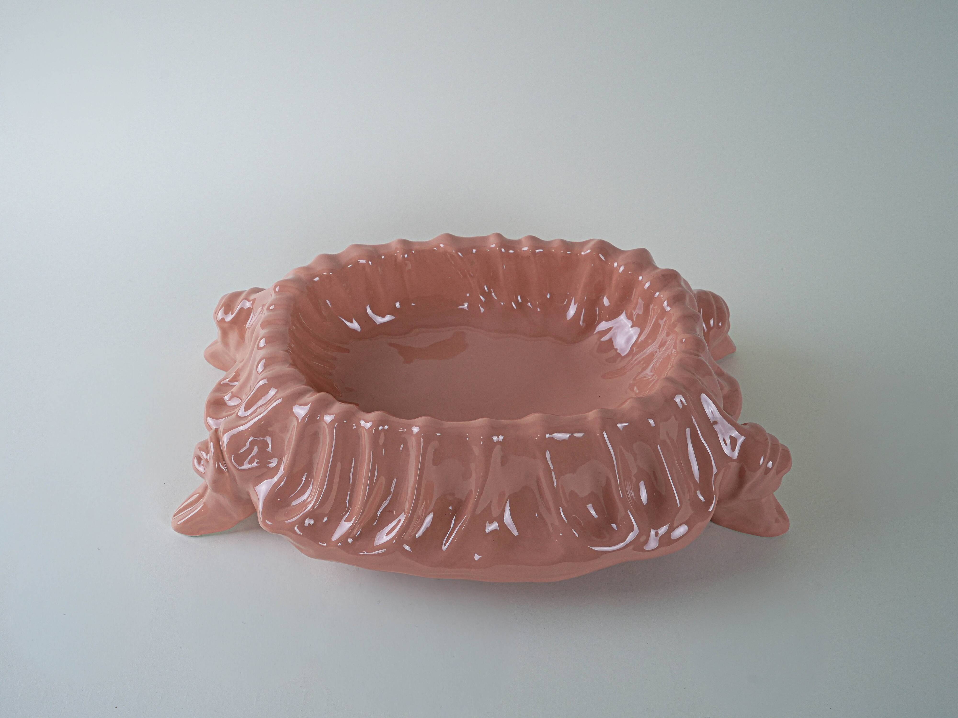 Ceramic bowl, Italian design, 1970s, designer: A.L. Rabitti, manufacturer:
