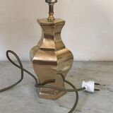 Brass hexagonal lamp