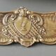 Purse style Rocaille/Napoleon III in aged gold patina brass