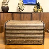 LARGE OAK ORGANIZER, VINTAGE