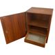 Hans-Agne Jakobsson, armoire flottante / suspendue en teck Ahus, design scandinave Mid Century