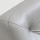 Fauteuil Kali en cuir gris de Michel Ducaroy pour Ligne Roset