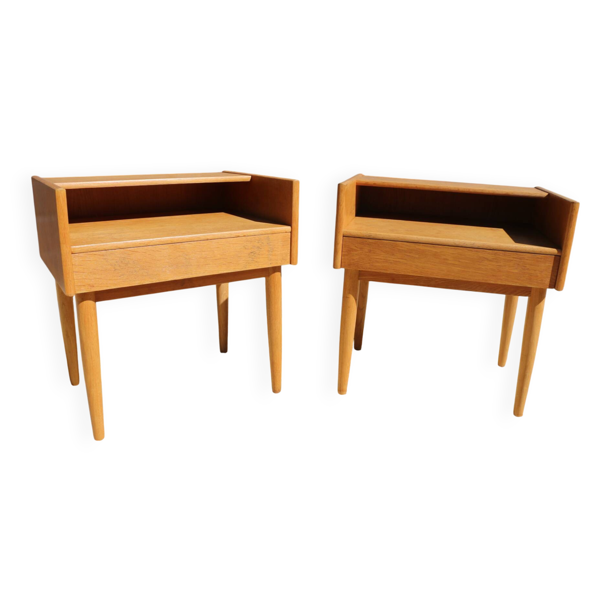 Paire chevets Melvin Mikkelsen Mobler 1960