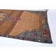 1970s Vintage Turkish Oushak Handmade Wool Cotton Brown Runner Rug 178x448