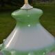 Vintage suspension in green opaline