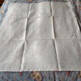 Lot of 8 old napkins, damask.