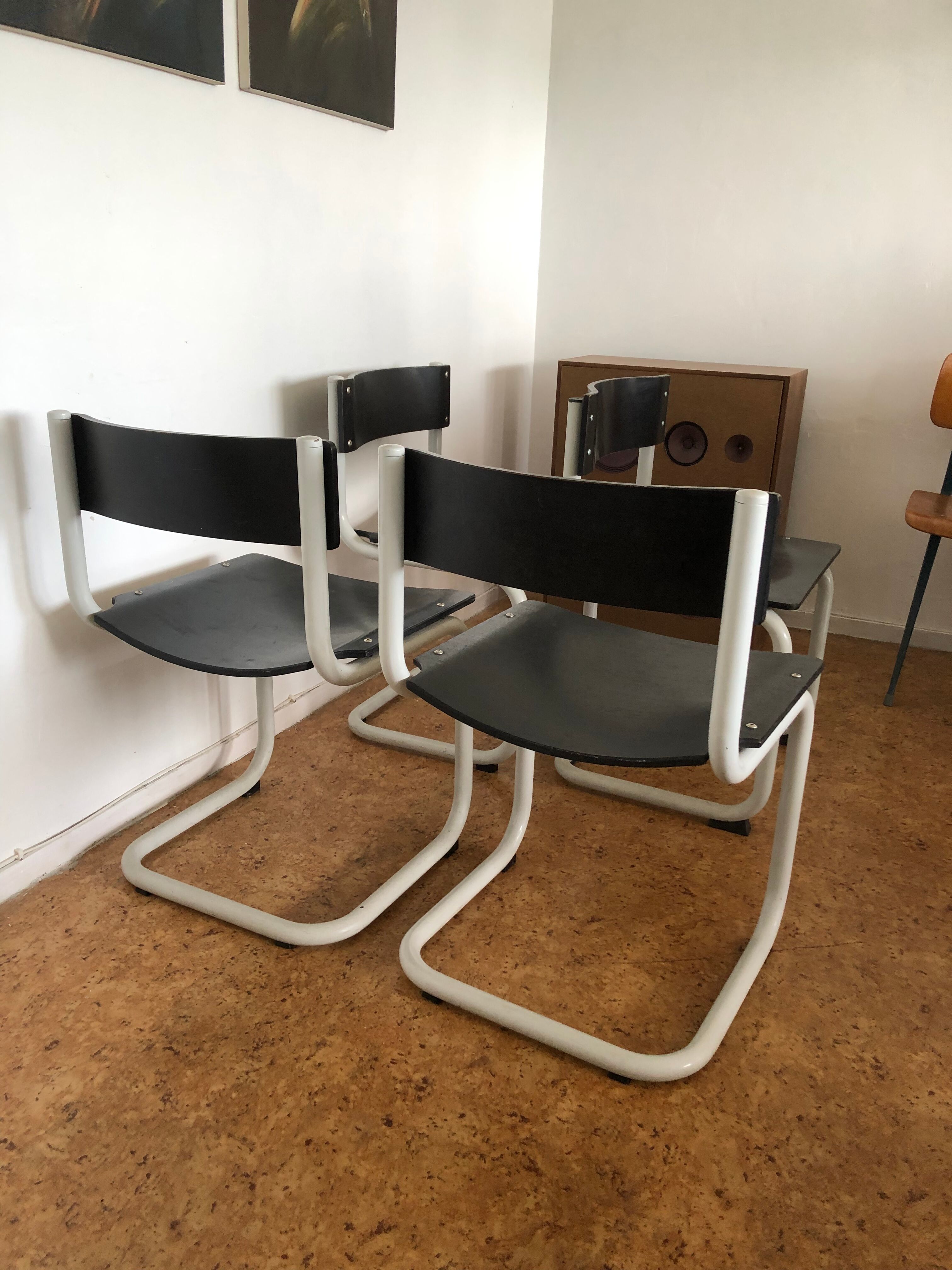 Set of 4 knud Friis & Elmar Moltke chairs for Randres AS
