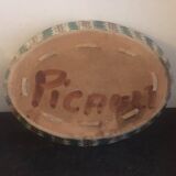 Robert Picault, signed in full, French Design Vallauris era Capron M