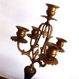 Napoleon III candelabra, Napoleon III candlestick, Victorian candle holder.