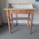 Old toilet table hairdresser with marble tray.