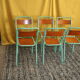 6 industrial chairs