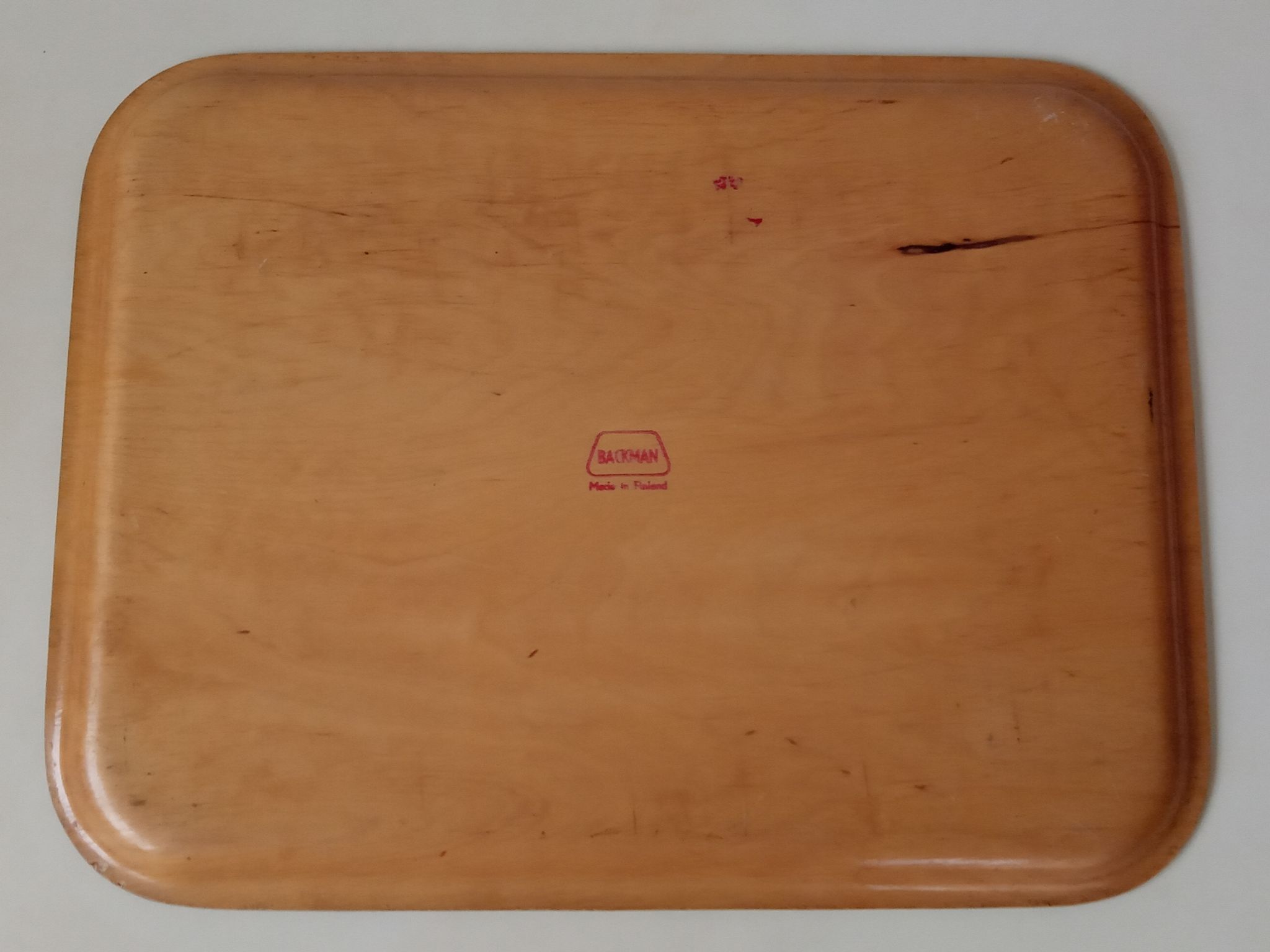 Scandinavian wooden tray Backman Finland
