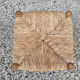 Tabouret en paille et bois