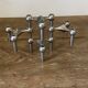 Set of 4 modular s22 candle holders nagel vintage 1970