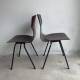 Set of 6 rosewood chairs Eromes