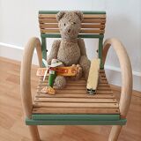 Chaise baumann en bois courbe