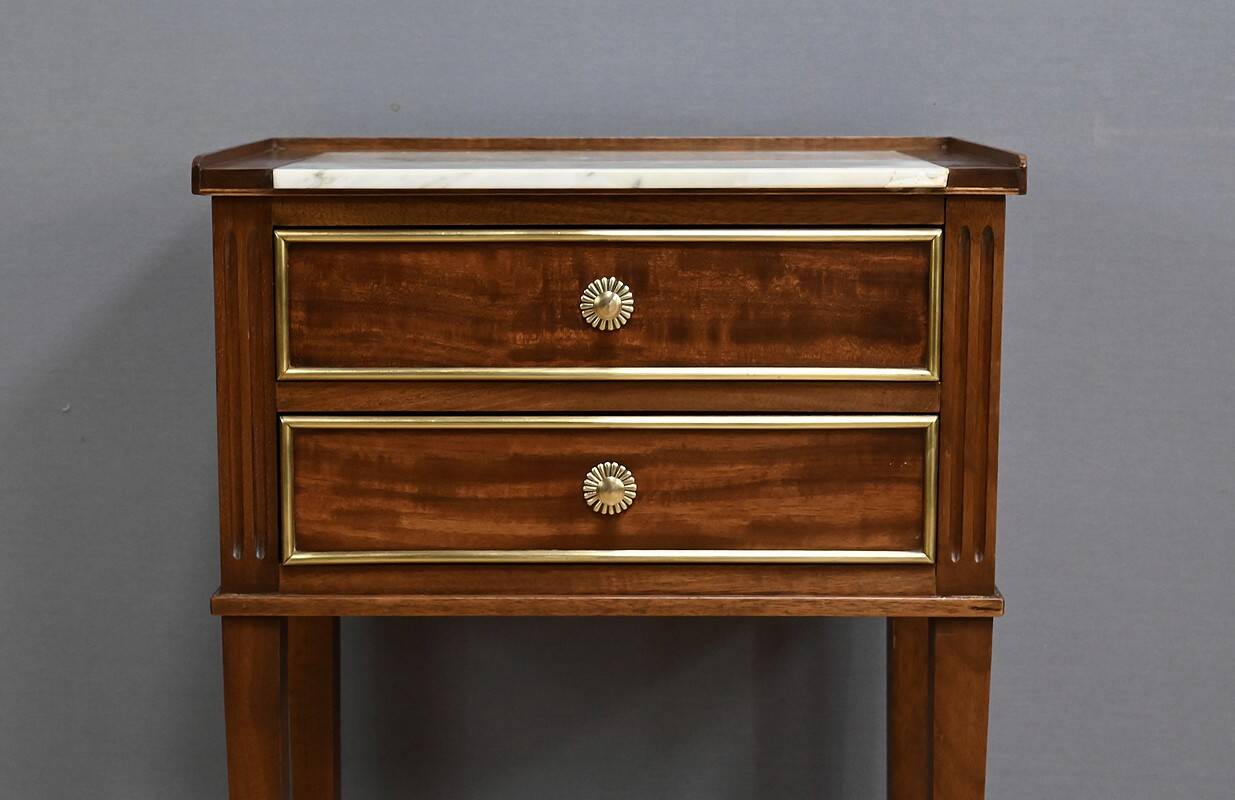 Small Mahogany Coffee Table, Louis XVI Style – Mid-20th Century