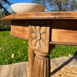 Art Deco oval oak table