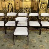 6 chairs 70s mahogany