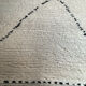 Old Berber wool rug 125x75cm