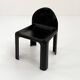 Black Chair Model 4854 Chair by Gae Aulenti for Kartell, 1970