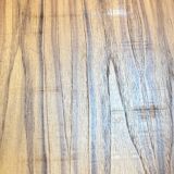Teak veneer table with extensions