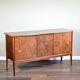 Vintage Vanson For Heal's Danish Style Walnut Sideboard. Delivery. Modern /