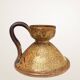 Handcrafted stoneware candle holder