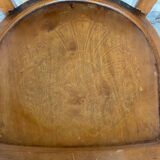 Vintage Luterma Bistro Chair Wood Thermoformed Seat #D801