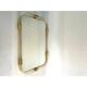Scenographic Italian Torciglione-Torchon Murano Glass Wall Mirror by Simoen